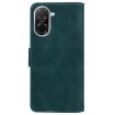 Redmi A5 4G Green Flip Leather Phone Case - Skin Feel, Pure Color - 3