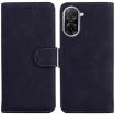 Redmi A5 4G Black Flip Leather Phone Case - Skin Feel Pure Color - 1