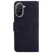 Redmi A5 4G Black Flip Leather Phone Case - Skin Feel Pure Color - 3