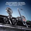 Yesido C209 MagSafe Magnetic Air Vent Car Holder - Black - 2