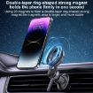 Yesido C209 MagSafe Magnetic Air Vent Car Holder - Black - 3