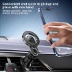 Yesido C209 MagSafe Magnetic Air Vent Car Holder - Black - 7