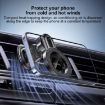 Yesido C209 MagSafe Magnetic Air Vent Car Holder - Black - 8