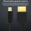 HDMI to Micro HDMI 4K UHD Cable, 18Gbps, 0.3m, Black - 6
