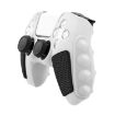 PS5 Black White Silicone Gamepad Case - No Rocker Caps Included - 1