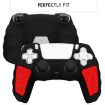 PS5 Black White Silicone Gamepad Case - No Rocker Caps Included - 3