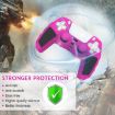 PS5 Black White Silicone Gamepad Case - No Rocker Caps Included - 5