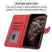 Red Flip Leather Phone Case for Redmi Turbo 4 Pro/Xiaomi Poco F7 - 4