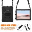 Shockproof Silicone PC Case for Microsoft Surface Go 4/3/2/1 with Straps & Pen Slot - 3