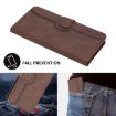 Redmi Turbo 4 Pro/Poco F7 Heart Pattern Leather Phone Case Brown - 6