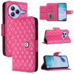 Xiaomi Civi 5 Pro 5G Flip Leather Case with Lanyard - Rose Red - 1