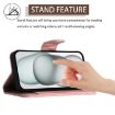 Xiaomi 15S Pro 5G Coral Pink Rhombic Texture Flip Leather Case - 3
