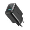 JOYROOM JR-TCF13 25W Dual USB & Type-C Charger, EU Plug, Black - 1