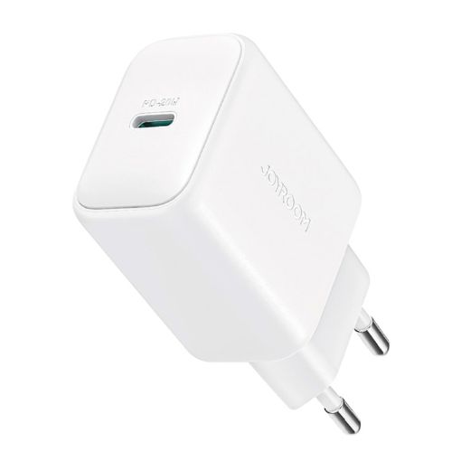 JOYROOM JR-TCF20 PD20W USB-C Charger, EU Plug, White - 1