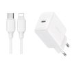 JOYROOM JR-TCF20 PD20W Charger Kit with Type-C to 8 Pin Cable, EU Plug - 1