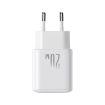 JOYROOM JR-TCF21 20W Dual USB & Type-C Charger EU Plug White - 2