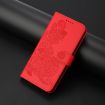 Redmi Turbo 4 Pro/Poco F7 Datura Flower Embossed Flip Leather Case Red - 2