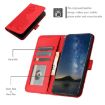 Redmi Turbo 4 Pro/Poco F7 Datura Flower Embossed Flip Leather Case Red - 4