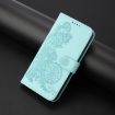 Redmi Turbo 4 Pro/Poco F7 Datura Flower Embossed Flip Case Light Blue - 2