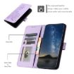 Redmi Turbo 4 Pro/Poco F7 Datura Flower Embossed Purple Leather Case - 4