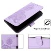 Redmi Turbo 4 Pro/Poco F7 Datura Flower Embossed Purple Leather Case - 6