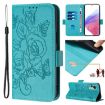 Ulefone Note 14 Light Blue Embossed Rose RFID Anti-theft Leather Case - 1