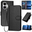 Redmi Turbo 4 Pro/Poco F7 YX0070 Carbon Fiber Leather Case Black - 1
