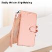 Redmi Turbo 4 Pro/Poco F7 Carbon Fiber Leather Case with Lanyard - Pink - 5