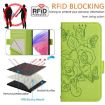 OnePlus Ace 5 Racing Green Embossed Rose RFID Leather Phone Case - 5