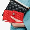 Vivo S30 Pro Mini Red Rhombic Texture Flip Leather Case with Lanyard - 7