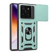 Xiaomi 14T Pro 5G Case Mint Green Sliding Camera Cover TPU Hybrid PC - 1