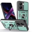 Xiaomi Poco X7 Pro 5G Case Mint Green Sliding Camera Cover TPU Hybrid PC - 1