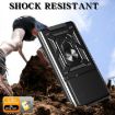 Xiaomi 15 Pro Black TPU Hybrid PC Case with Sliding Camera Cover - 4