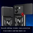 Xiaomi Poco M7 Pro 5G Case - Black Sliding Camera Cover TPU Hybrid PC - 6
