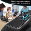 Xiaomi Poco M7 Pro 5G Case - Black Sliding Camera Cover TPU Hybrid PC - 7