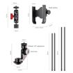 Bicycle Handlebar Holder Pea Clip Adapter with 50cm Rod Set - 7