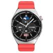 Red 1.3" Silicone Band Smart Watch IP68 Waterproof with Bluetooth Call - 2