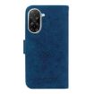 Redmi A5 4G Blue Butterfly Rose Embossed Leather Phone Case 171.7mm - 4