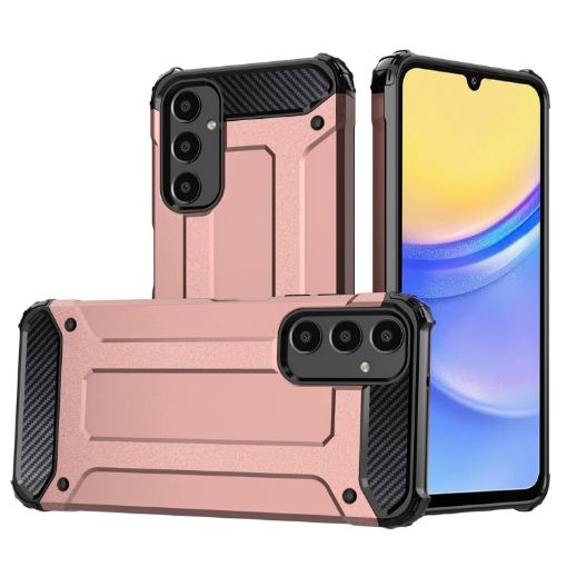 Samsung Galaxy A15 Magic Armor Rose Gold TPU + PC Phone Case - 1
