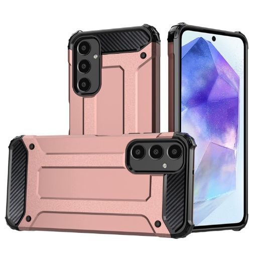 Samsung Galaxy A55 Magic Armor Rose Gold TPU + PC Phone Case - 1