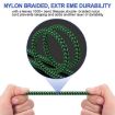 3.5mm Male to Dual Audio & Mic Adapter Cable, 2m, Green - 5