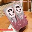 Xiaomi 14 Ultra Sierra Blue Glitter Butterfly Holder TPU Case - 3