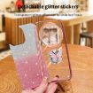 Xiaomi 14 Ultra Sierra Blue Glitter Butterfly Holder TPU Case - 4