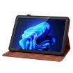 itel Pad One 10.1 Tablet Case, Lily Embossed Leather, Brown Cover - 4