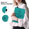 itel Pad One 10.1 Green Lily Embossed Leather Tablet Case - 7