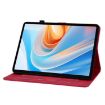 itel VistaTab 30 Red Lily Embossed Leather Tablet Case - 4