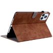 itel VistaTab 30 Brown Tiger Pattern Flip Leather Tablet Case - 4