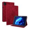 itel Pad One 10.1 Red Butterfly Flower Embossed Leather Tablet Case - 1