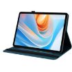 itel VistaTab 30 Blue Leather Tablet Case - Butterfly Flower Embossed - 4