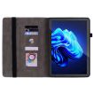 itel Pad One 10.1 Purple Butterfly Rose Embossed Leather Tablet Case - 6